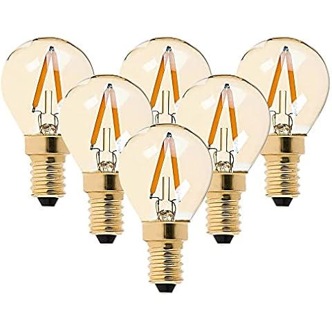 Century Light Bombilla LED G40 de filamento mini globo de 1 W – Blanco ultra cálido 2200 K Cover