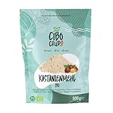Kastanienmehl Bio - 500g. Maronimehl oder Edelkastanienmehl Glutenfries und Roh....