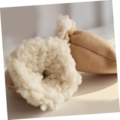 SAFIGLE Scratch Winter Gloves Thickened Cotton Mittens for Warmth Autumn Winter Light Brown Unisex Hand Covers for Boys3