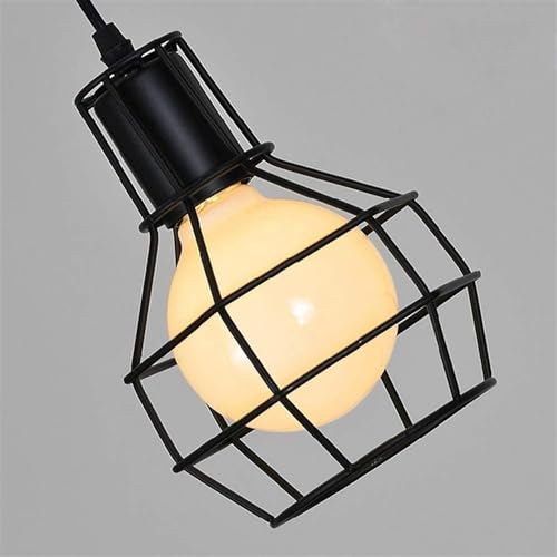 Abat-jour retro en fer forge pour lustre industriel haut de gamme