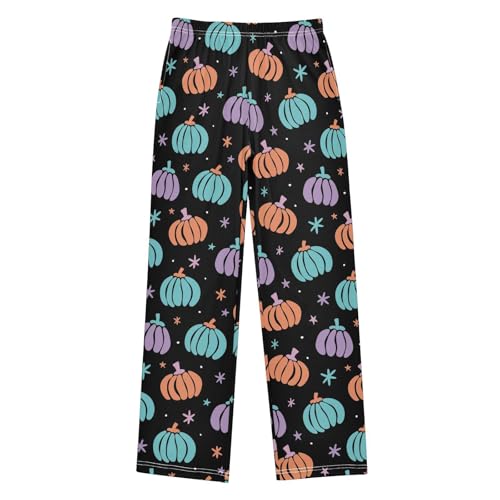 Candy Cane Love Heart Boys Long Pants Soft Trousers Elastic