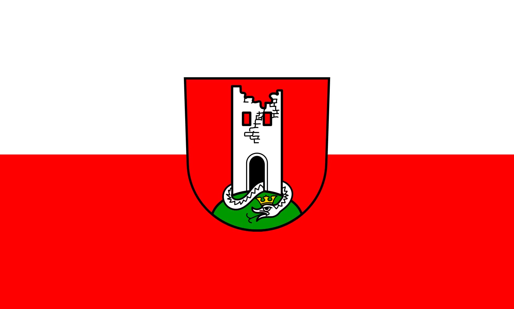 Drapeau Wannweil paysage pour pavoisement extérieur de mairie et grand mât de jardin