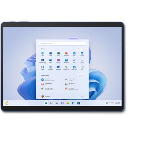 Image of Microsoft Surface Pro 9 (2022), 13 inch 2-in-1 Tablet & Laptop, Thin & Lightweight, Intel 12th Gen i5 Fast Processor for Multi-Tasking, 8GB RAM, 256GB Storage with Windows 11, Sapphire Microsoft Copilot