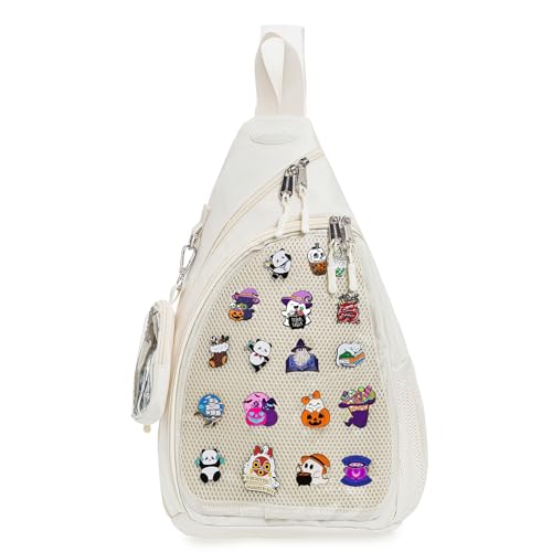 Mens Womens Oxford Ita Bag Pin Display Chest Pack Single Shoulder Bag Sport Backpack Packs Hiking Daypack