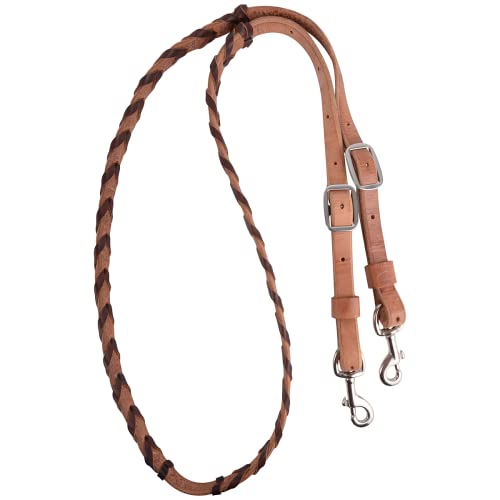 Martin Saddlery 3/4in Latigo Laced Barrel Rein