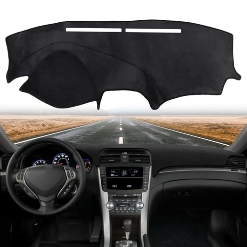 SleYuYir Cubierta para salpicadero de coche, compatible con Acura TL 2004-2008, antideslizante, antirreflejos
