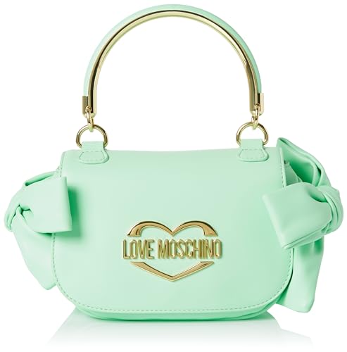Love Moschino Borsa a mano Donna, Menta, Taglia unica