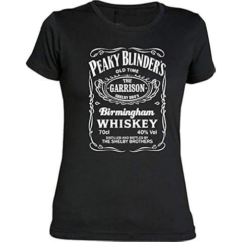 Camiseta EGB Chica Whiskey Peaky Blinders ochentera Cover