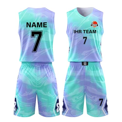 LAIFU Individueller Basketball-Anzug mit Name Nummer & Logo...