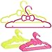 O³ Kinderkleiderbügel 20 Stück // Für Mädchen oder Jungen wählbar // Kunststoff Kleiderbügel 27cm lang für Kinder und Babys // kleine Kinderbügel für Babykleidung // Clothes hangers (Mädchen)