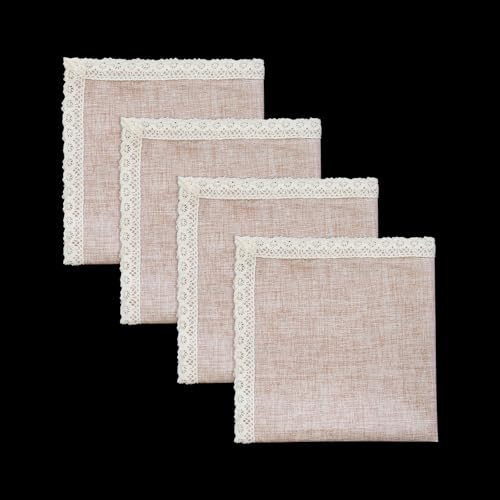 Servilletas de Tela GLORY SEASON 18x18 in Pack 4 Beige miniatura 1