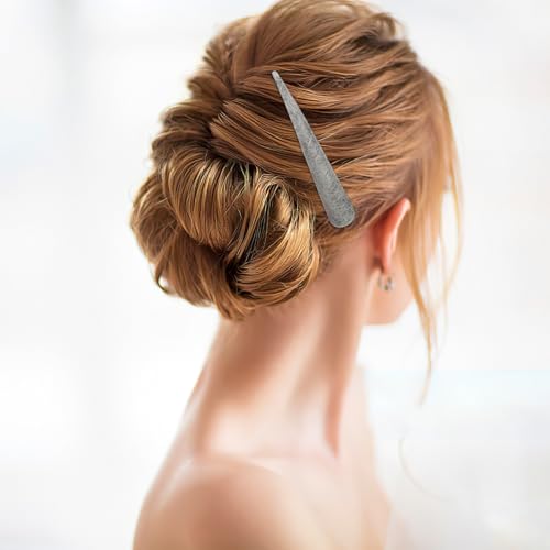 Clips para coletas elegantes de acrílico accesorios de pelo para la oficina y gimnasio 4