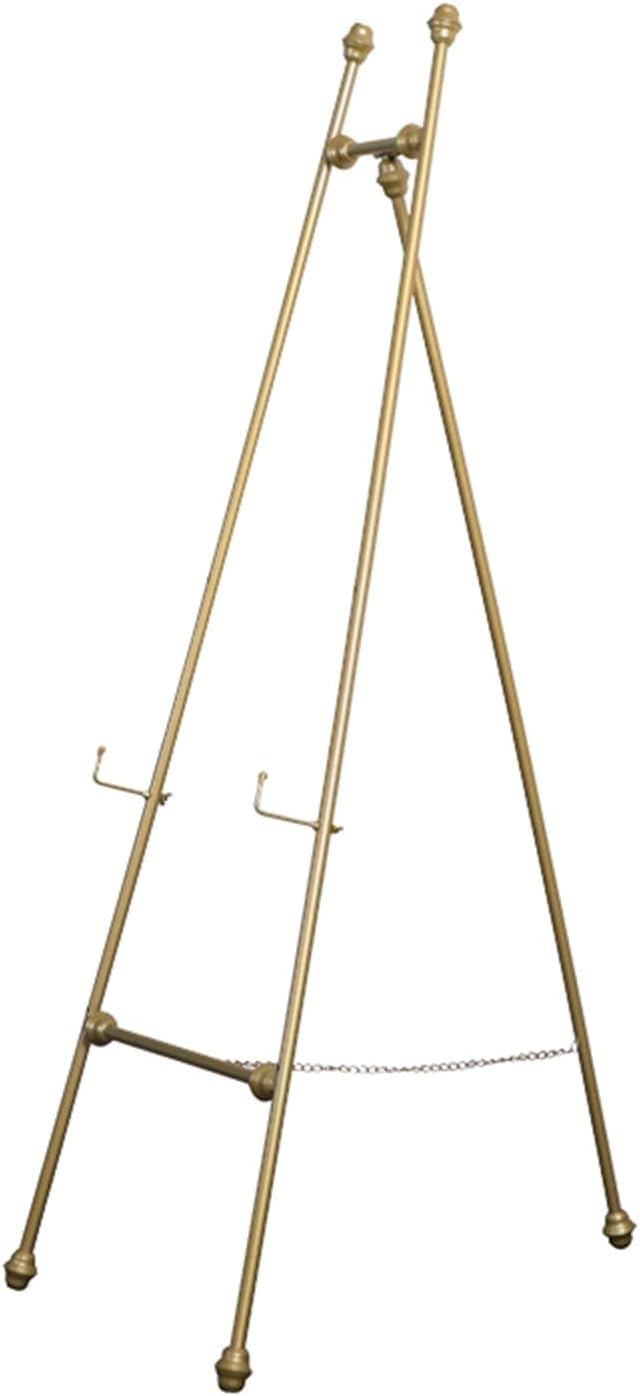 Tragbarer A-Ständer, faltbare Metallhalterung, tragbare Kunststaffelei aus Eisen, 150 cm Metall-Skizzenständer für Künstler, Ölgemälde und Fotodisplay im Freien, leichte faltbare Staffelei f