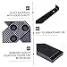 BUTIFULSIC 22pcs Spacers Floor Installation Tools for Hardwood Plank Parquet Floor Black Seam Roller Easy Install Kit