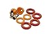 MOTOKU Fuel Injector Seal Kit for Ford Mercury for Lincoln V8 5.4L 4.6L Include O Rings Basket Filter Spacer Pintle Cap