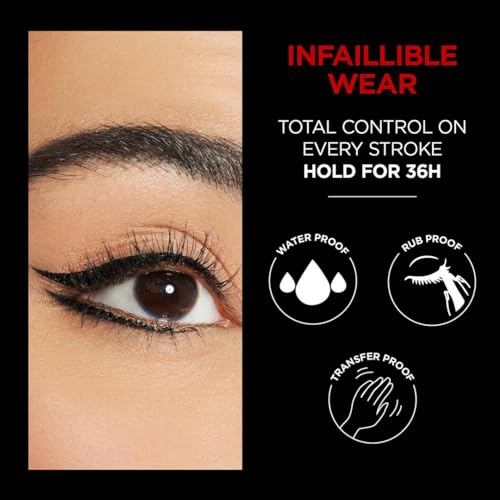 Infailible Grip 36H eye liner micro fin #01 obsedienne - vue 5
