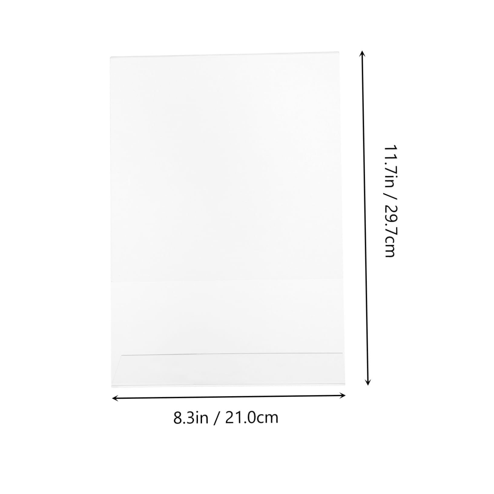 Alipis 2 Sätze Teiliges Acryl Preisschild Halter Transparente Form Tischaufsteller Für Menüs Preisschilder Für Einzelhandel Büro Veranstaltungen 6 Stücke * 2