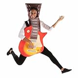Sunburst Guitar Halloween Costume - Cool Rock Star Musical Instrument Outfit