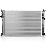 SCITOO Engine Cooling Radiator Assembly Compatible with 2010-2012 for Ford for Fusion 2010-2011 for Mercury for Milan 2.5L 3.0L Replace#13126
