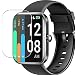 Produktbild Vaxson 3 Stück Schutzfolie, kompatibel mit LATEC YAMAY EEFINITE ID206 1.69" Smart Watch smartwatch, Displayschutzfolie TPU Folie [ nicht Panzerglas ]