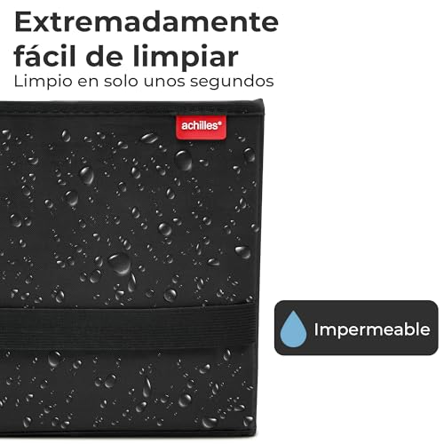 Miniatura 3 de Achilles Bolsa De La Compra Plegable, Caja Inteligente Para La Compra, Bolsa De Transporte, Organizador De Almacenamiento, Caja De Transporte, Caja De La Compra Reutilizable Negro 37cm X 23cm X 21cm