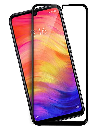 Image of NISHTECH (BLACK 11D Tempered glass for Redmi Note 7 / Note 7S / Note 7 Pro - Full edge to edge coverage