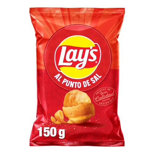 Lay'S Batatas fritas ao ponto de sal, 150 g