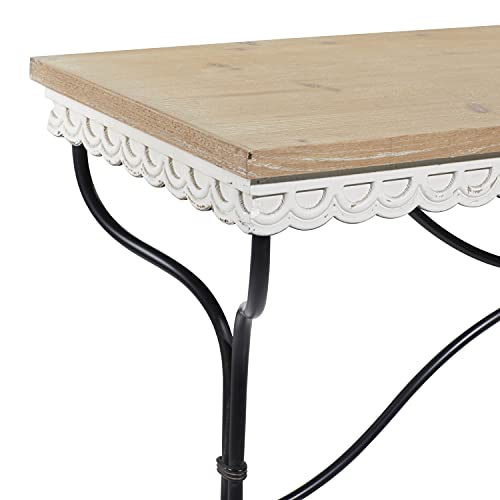 Deco 79 Console Table, 46" L X 18" W X 30" H, Brown #TOP4