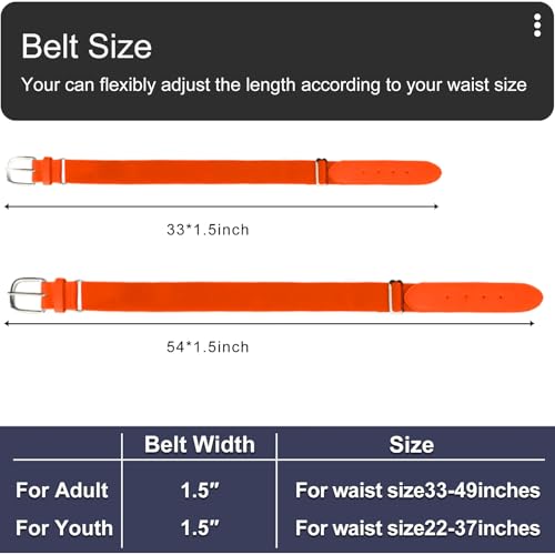 Baseball Socks and Belt Combo Set Elastic Softball Socks and Belt for Youth and Adult4