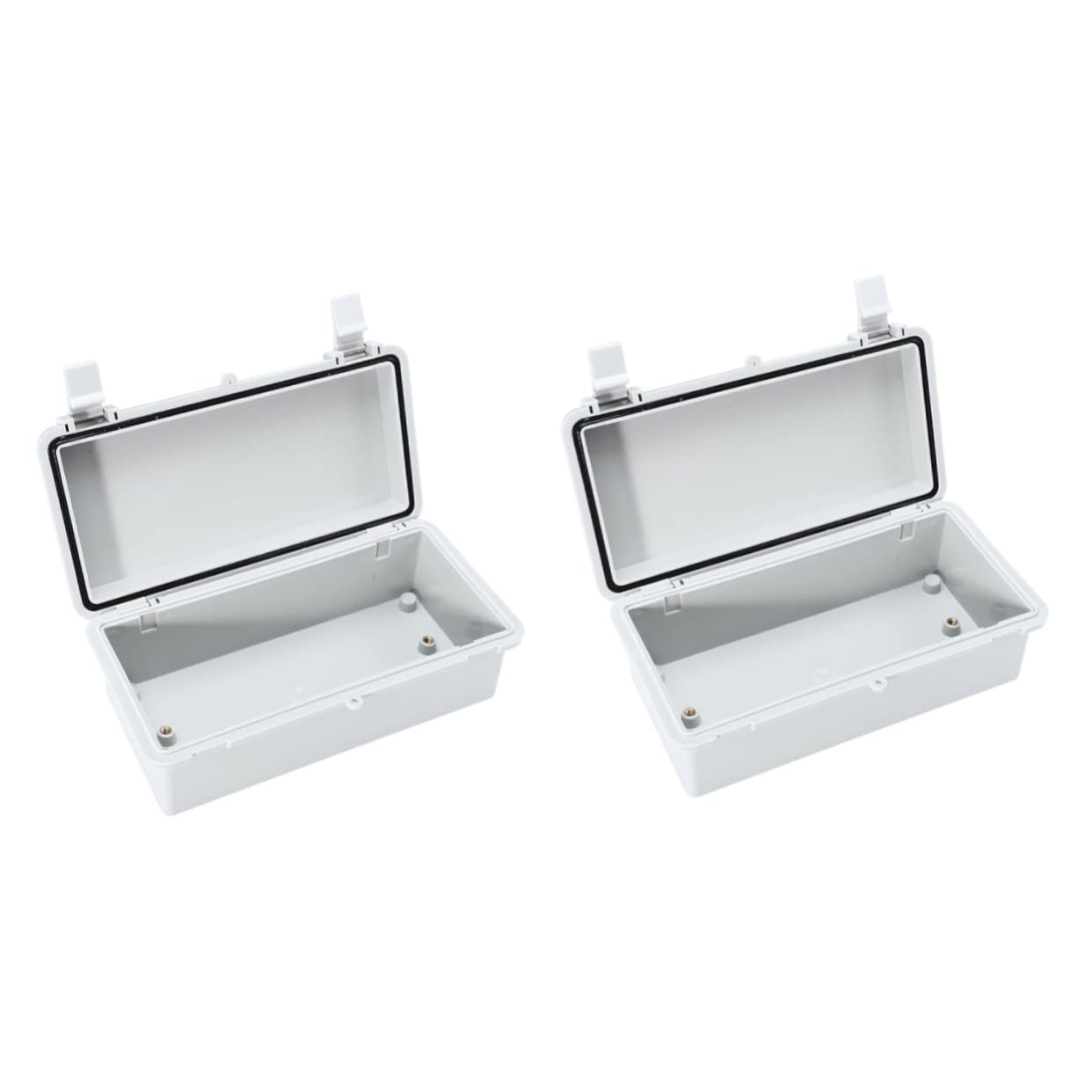 2pezzi Scatola Giunzione Elettrica Esterna Abs Protezione Per Progetti Elettrici All Aperto Design Resistente e Facile Installazione
