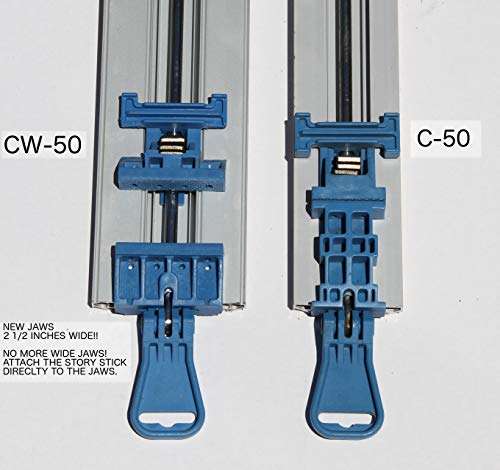 E. Emerson Tool Co. CW50 Wide 50-Inch All-In-One Contractor Straight Edge Clamping Tool Guide