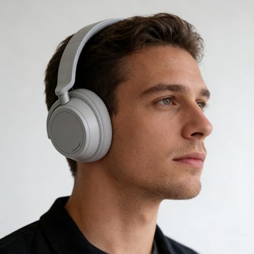 Almohadillas para auriculares defean, recambios compatibles con Microsoft Surface Headphones 1 y 2, espuma de aislamiento acústico de alta densidad, suaves de proteína miniatura 3