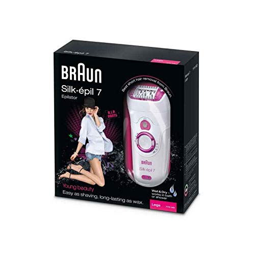 Braun M295033   Silk épil 7 Depiladora Femenina Eléctrica, Beauty Legs, Luz Pulsada, Recargable