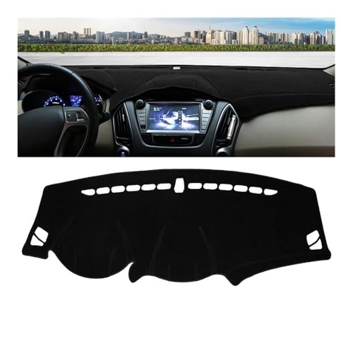 Tapis anti-reflet tableau de bord Hyundai IX35 anti-chaleur noir 2010-2014