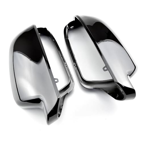 Coques rétroviseurs pour Audi A3 8P A4 A5 B8 protection en ABS noir