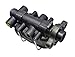 A-Team Performance - 4-Port Corvette Style GM Master Cylinder, Disc/Disc Proportioning Valve, Brake Lines and Bottom Mount Bracket Kit
