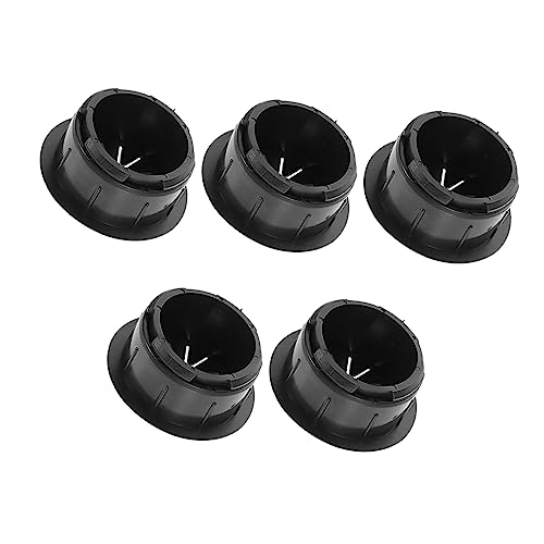Organizador de cables para escritorio Angoily 5 piezas, cubierta para agujero de cables para oficina miniatura 1
