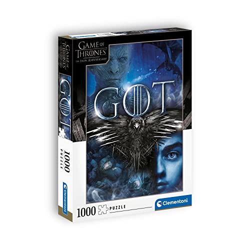 Clementoni - Game of Thrones-1000 pièces-Puzzle Adulte-fabriqué en Italie, 39589 Multicolore