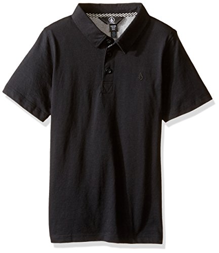 Volcom boys Wowzer Modern Fit Cotton Polo Shirt, Black, 3T US