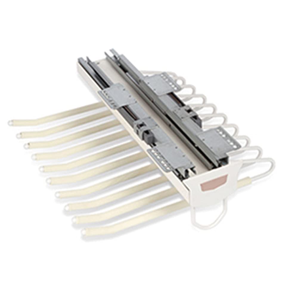 CAFIEDR Multifunctional Pull-Out Pants Rack, Space-Saving Closet Organizer, Extendable 18X13.8Inch Wardrobe Hanger For Jeans, Scarves, Towels - Efficient Storage Solution.