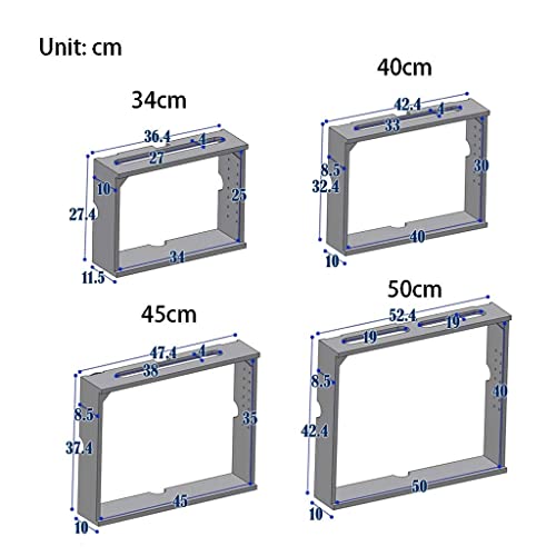 Boîte de rangement pour routeur WiFi et couvercle multimédia mural 45 cm - 2