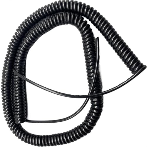 Cable de extensión helicoidal de 1.2 metros para optimizar el espacio en escritorios 5