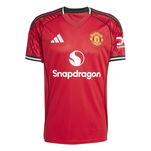 adidas Performance Manchester United Maillot domicile 2025/2026 Rouge Taille S Homme