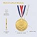 Fintoriel Gold Medals with Star Winner Style, 12 Pack Metal Award Medals for Kids and Students, Classroom Rewards for Teachers, School Competitions, Sports Events, and Family Party Games