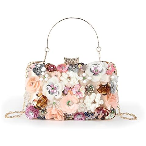 LHHMZ Elegant Floral Evening Clutch Bag Cover