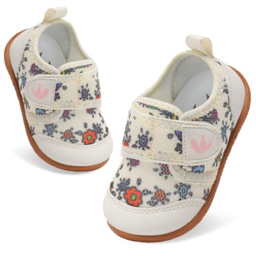 Image of FEETCITY Baby First Walking Shoes Boys Girls Infant Crib Shoes Breathable | Anti-Slip Flexible Lightweight Breathable indoor outdoor sports school walking Activities Travel