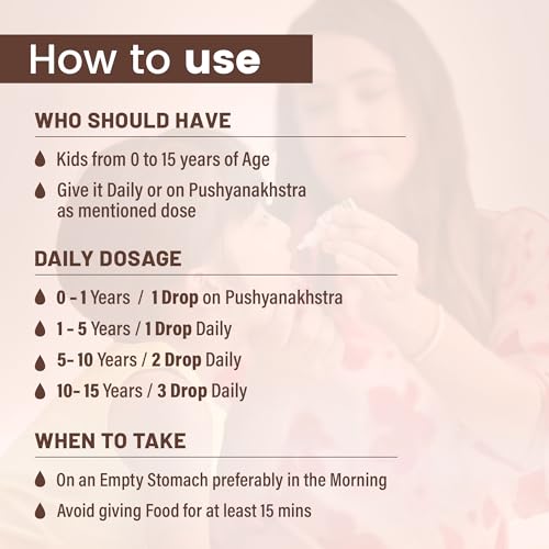 Image of BabyOrgano Swarnaprashan 24K Gold Drops, AYUSH, Kids Immunity & Brain, 15ml | Suvarnaprashan 24K Gold Drops, Swarna Bhasma, Brahmi, Shankhpushpi, Vacha, Ajwain & Honey, Immunity, Brain & Growth Support