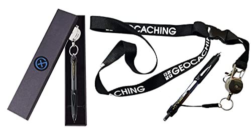 geo-versand All-Weather Power Tank Tolles Geocaching Geschenkset Anfänger Powertank Kugelschreiber Lanyard Zip Set
