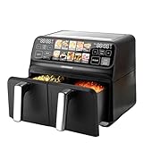 ChefRobot Dual Air Fryer 8 Quart TFT Touch Screen Non Toxic for Family Size/Kitchen/RV