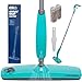 Produktbild Home Icon Wischmopp mit Sprühfunktion Zwei Mikrofasertücher und EIN Bürsten-Tool Leckagefreier Wassertank für Holz, Laminat und Fliesen 425ml